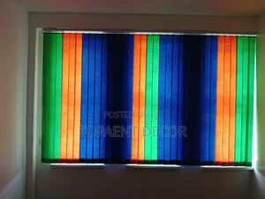 Light and Privacy in One , Vertical Office Window Blinds