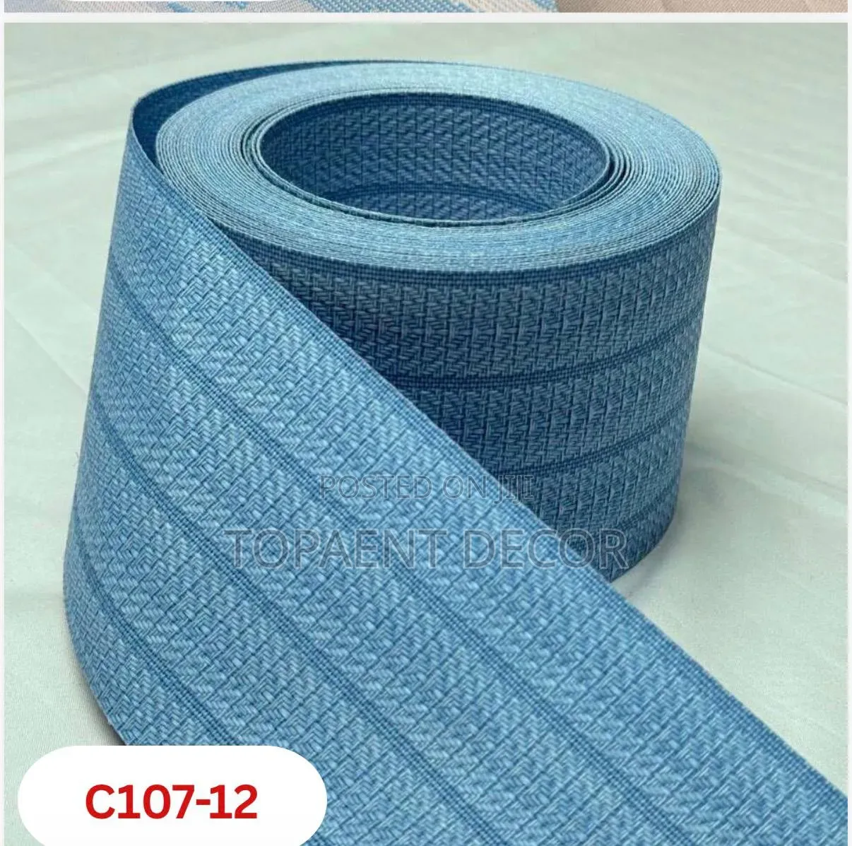 Soft Lighting, Light Blue Horizontal Office Window Blinds