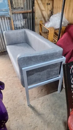 Grey and White Waiting Bench