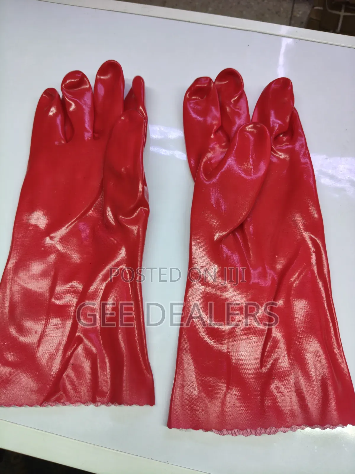 Heavy PVC Chemical Protective Gloves, Waterproof Gloves
