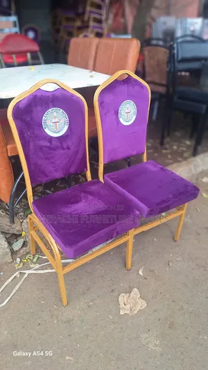 Gold Ad Purple Church Seats