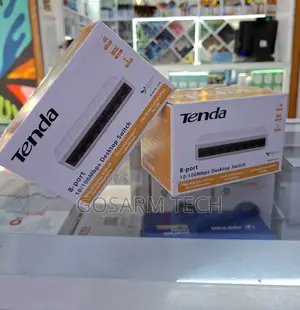 Tenda 8-Port Fast Ethernet Switch for Home, Office, CCTV Networking
