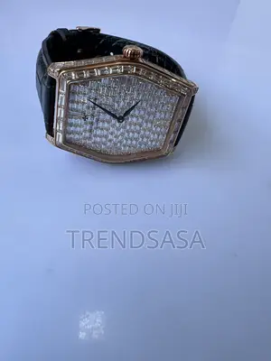 Vacheron Malte Style Full Baguette Stone Tonneau