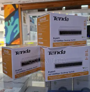 Tenda S108 8-Port Desktop Network Switch – High Performance Reliable