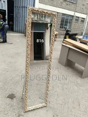 Antique Full-Length Standing Floor Mirror