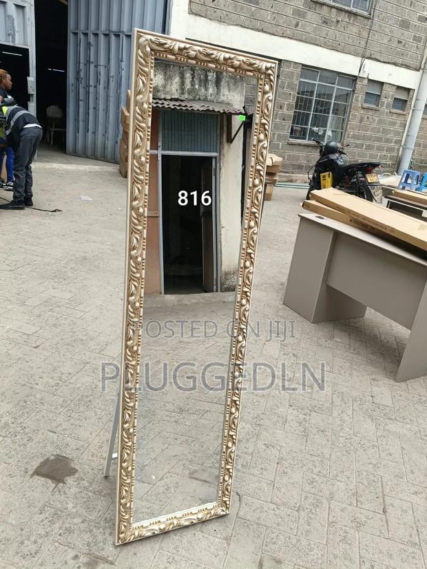 Antique Full-Length Standing Floor Mirror