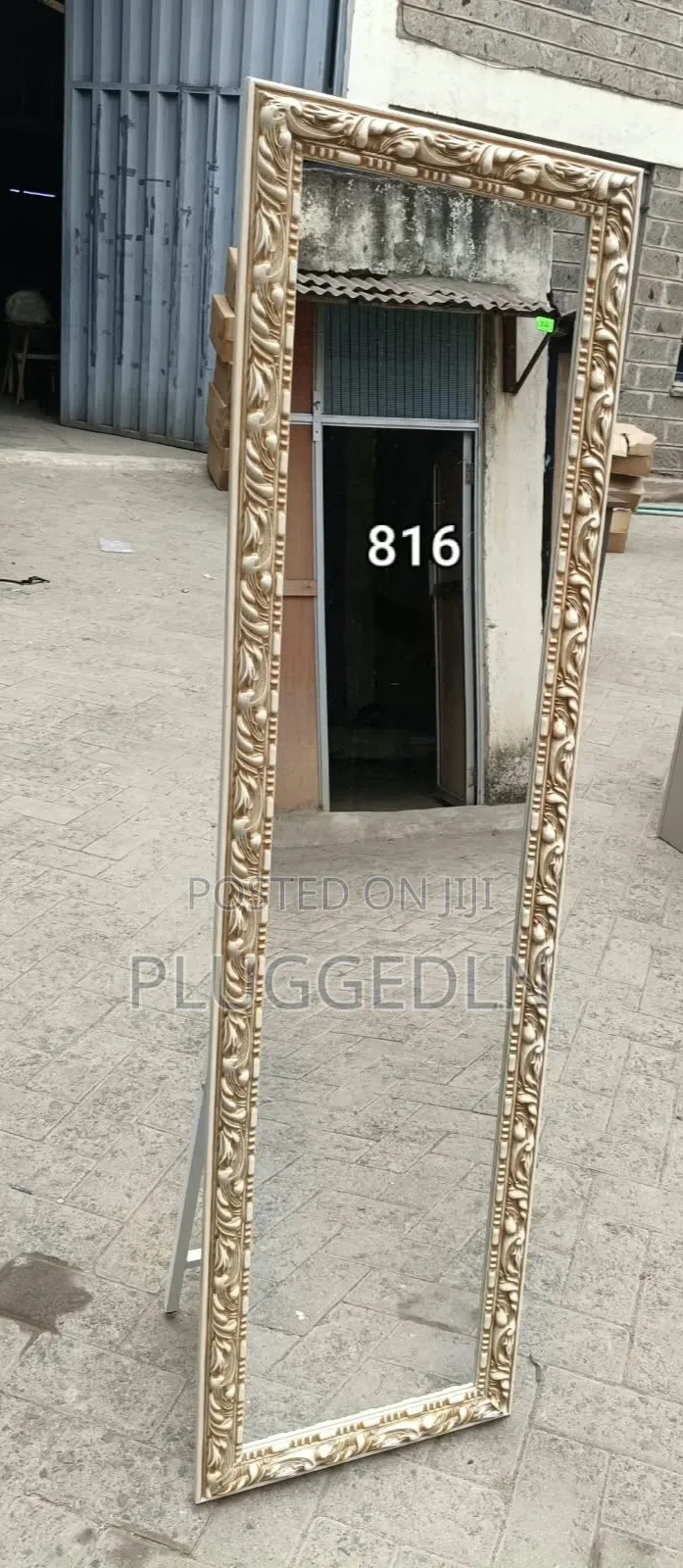 Antique Full-Length Standing Floor Mirror
