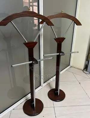 Office Coat Hanger : Modern Wooden Office Coat Hanger Stand