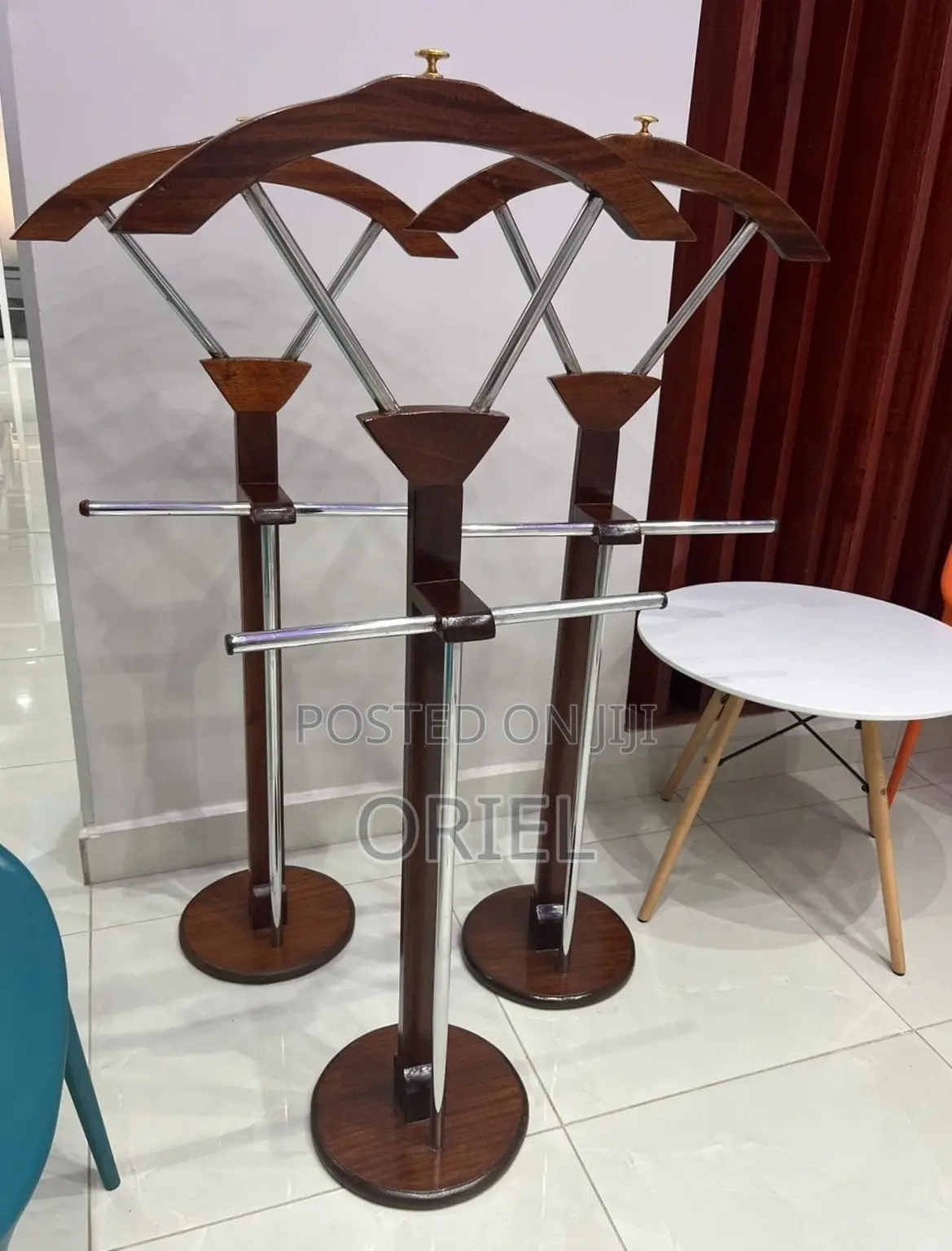 Office Coat Hanger : Modern Wooden Office Coat Hanger Stand