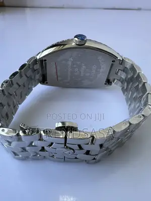 Frank Muller Curvex Baguette Stones on Bezel Iced Dial Stainless Watch