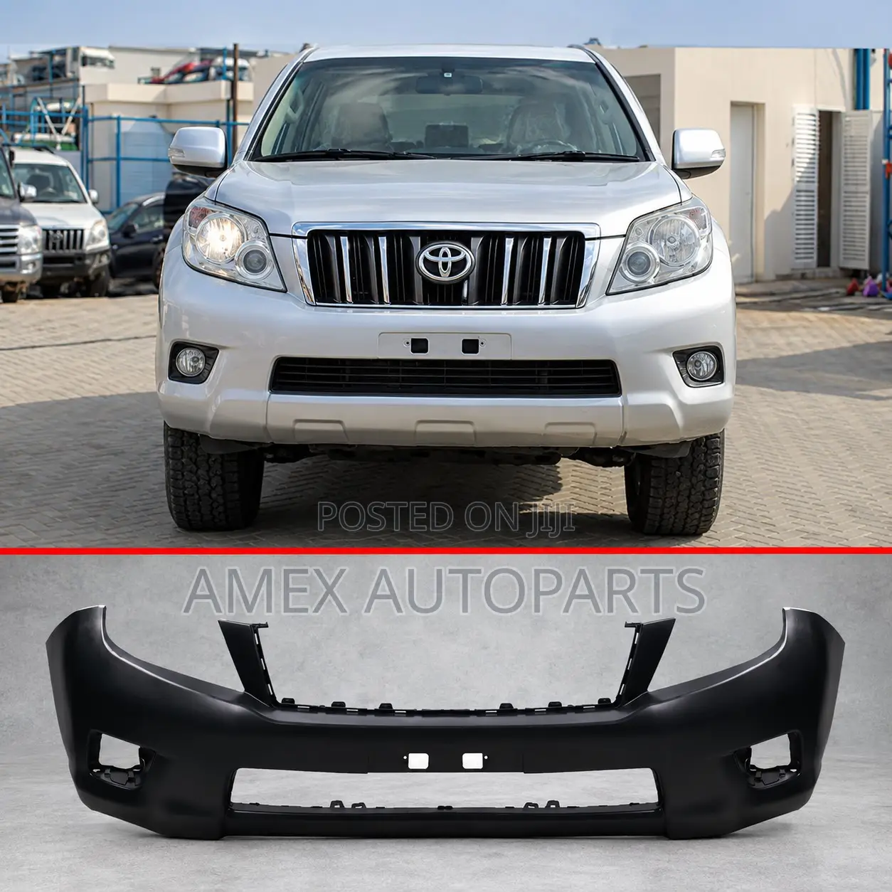 Front Bumper Toyota Land Cruiser Prado FJ150 2010 Onwards