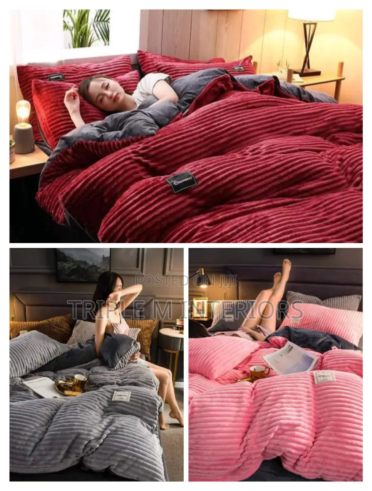 6 by 7 Soft Velvet Duvet for Modern Bedroom
