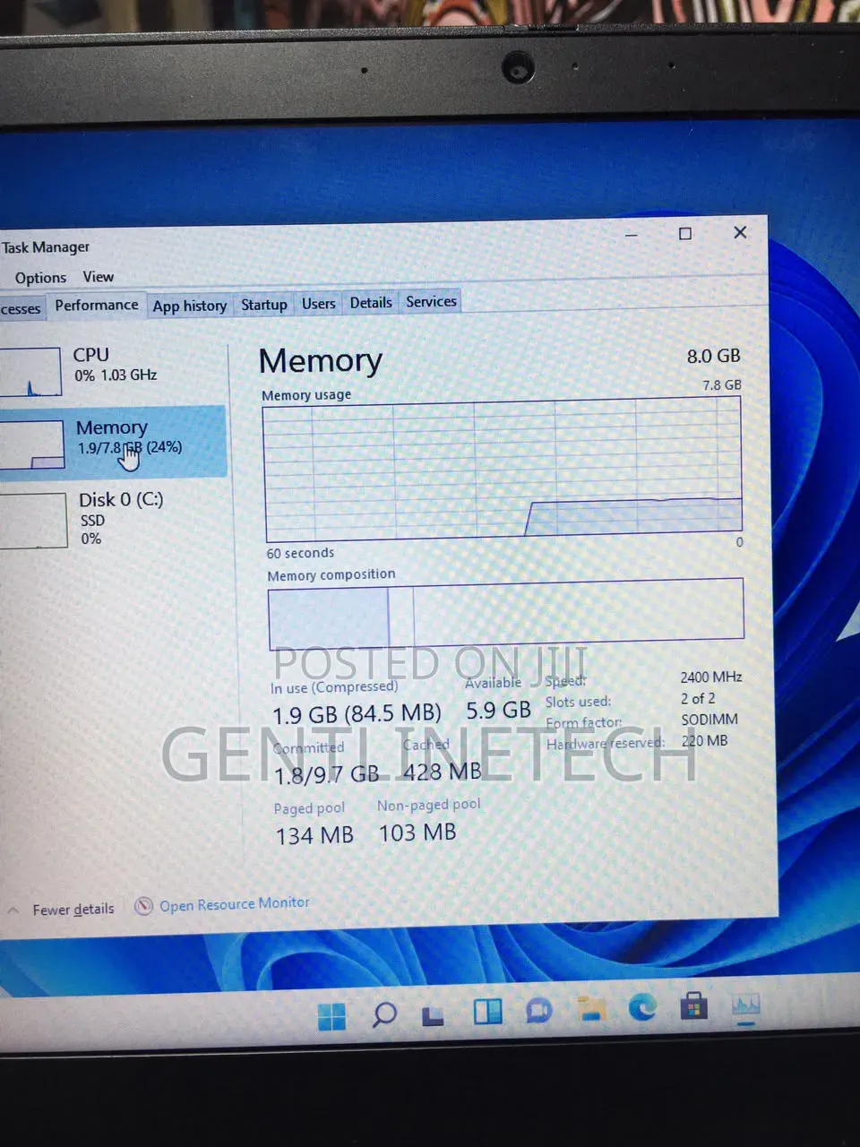 Laptop Lenovo ThinkPad X390 8GB Intel Core i5 SSD 256GB
