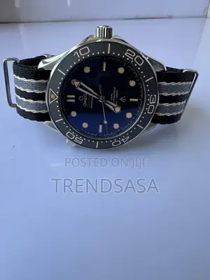 Omega Seamaster Nato Straps Stainless Steel Watch
