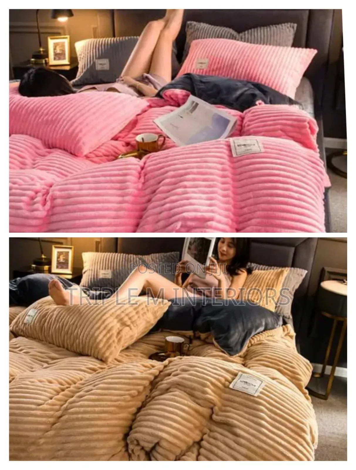 6 by 7 Velvet Duvet -Premium High Quality Duvet Sets