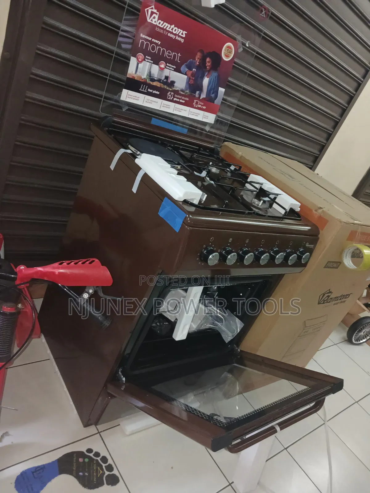 Ramtons 3G+1E 60x60 Cooker (RC/805)