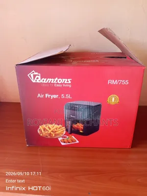 5.5 LTR Ramtons Air Fryer- RM/755