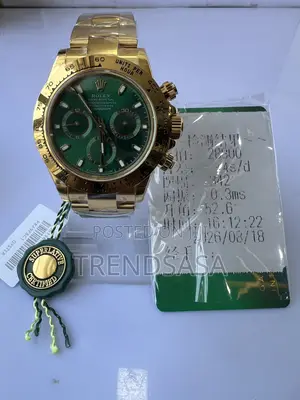 Rolex Daytona Yellow Gold Swiss Grade Rolex Watch