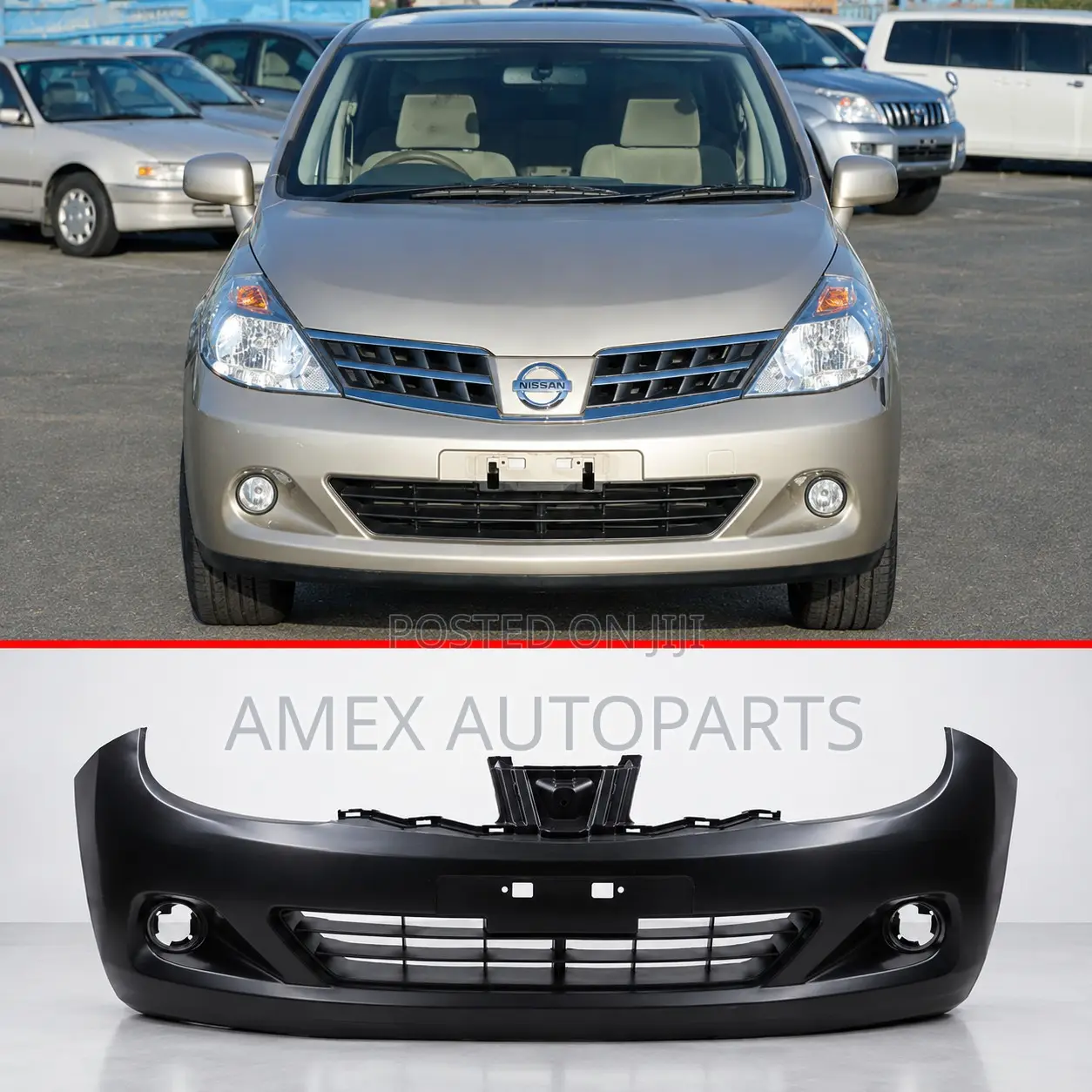 Front Bumper Nissan Tiida 2010 Onwards