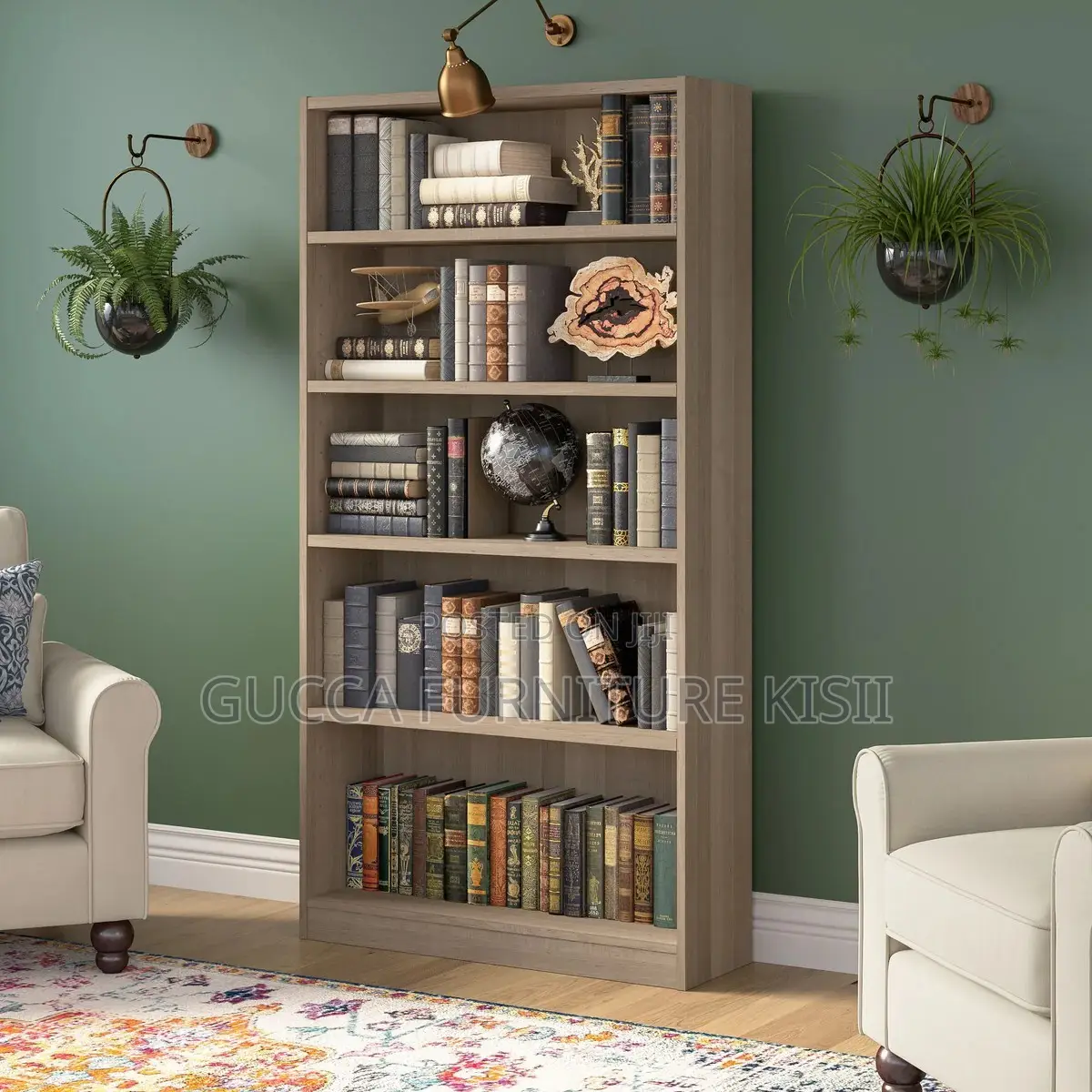 Bookshelf; Home Office Display Bookshelf