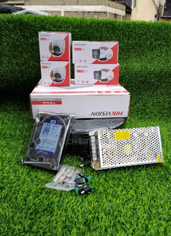 Hikvision 4CH 2MP Full HD CCTV Camera Complete Kit