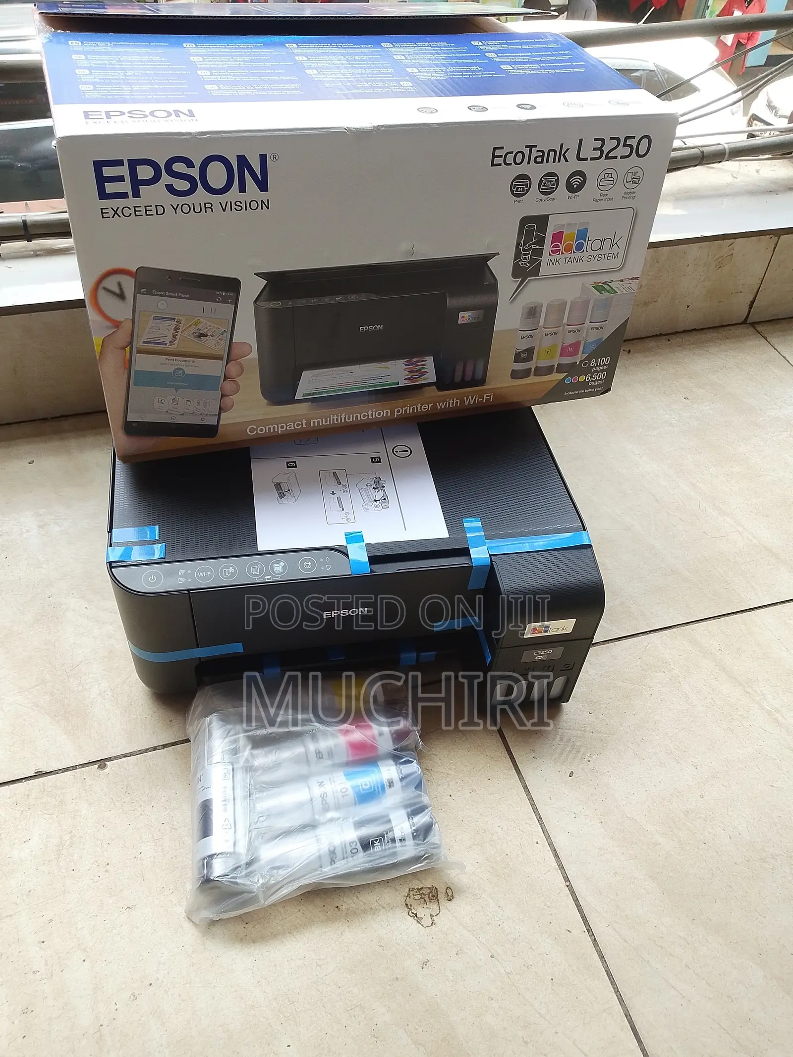 Epson L3250 Colour Ink Tank Printer for Home Office