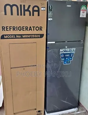 Mika 255L Double Door Fridge