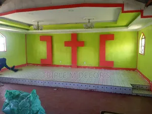 Thick 4mm Delta Red Wall to Wall Church Carpet