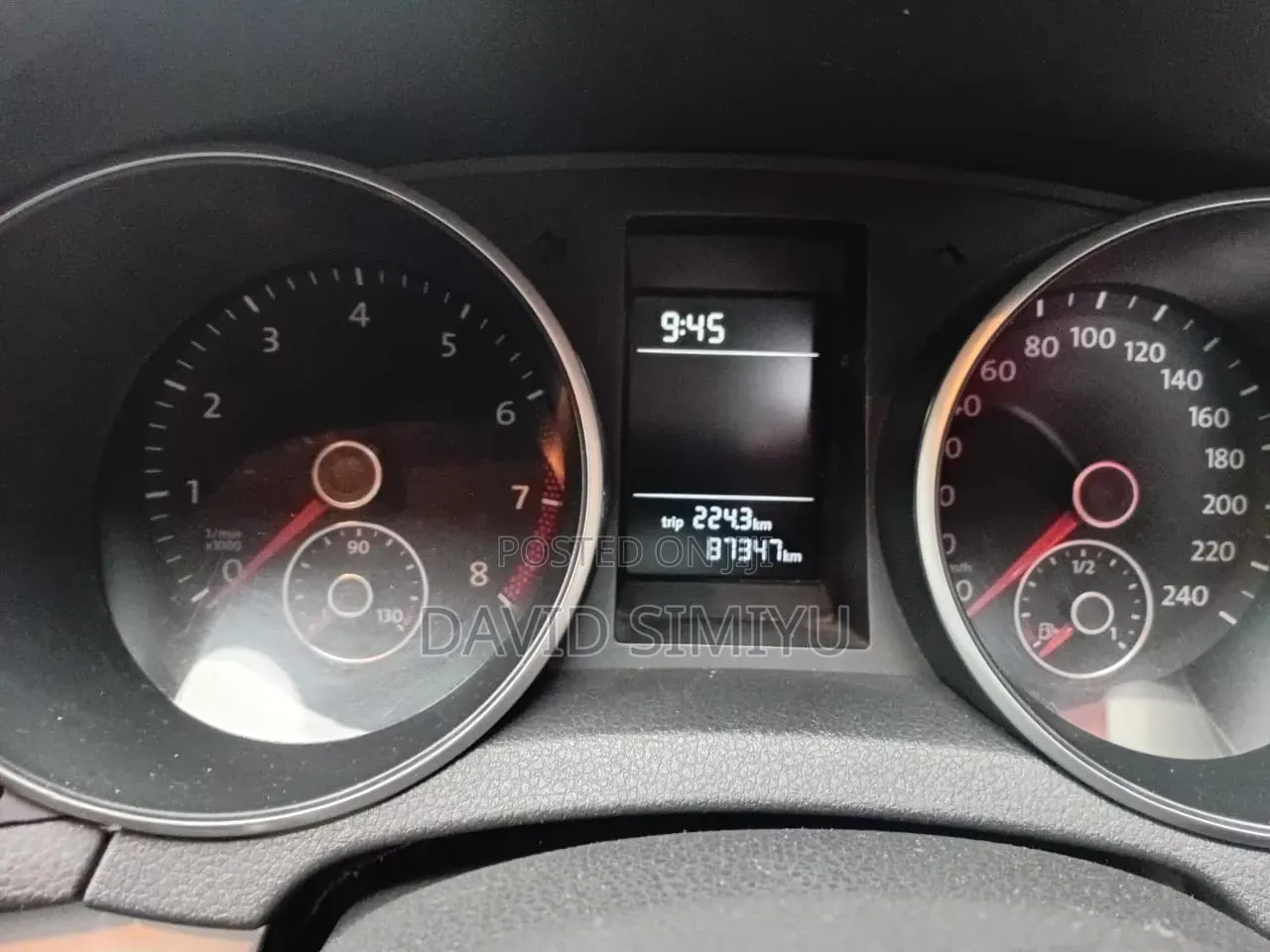 Volkswagen Golf 2011 Blue