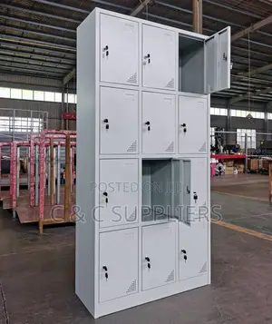 12-Doors Gym Storage Locker