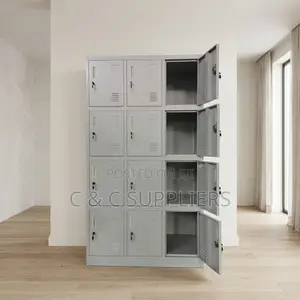 12-Doors Gym Storage Locker