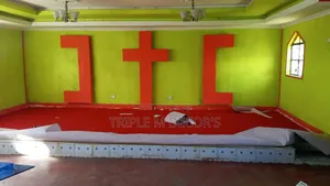 Long Lasting 4mm Delta Red Carpet for Church Pulpits