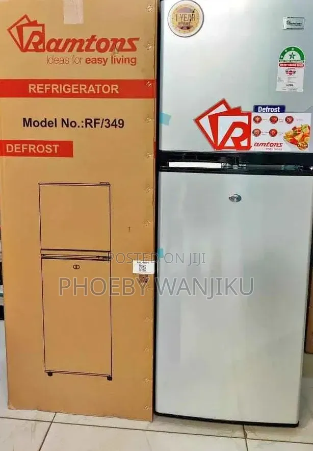 Ramtons Double Door Fridge 138L