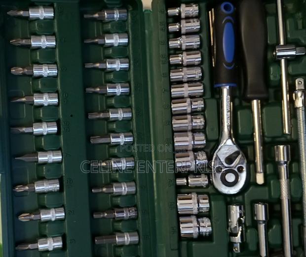 46-Piece Socket Set With Ratchet Accessories