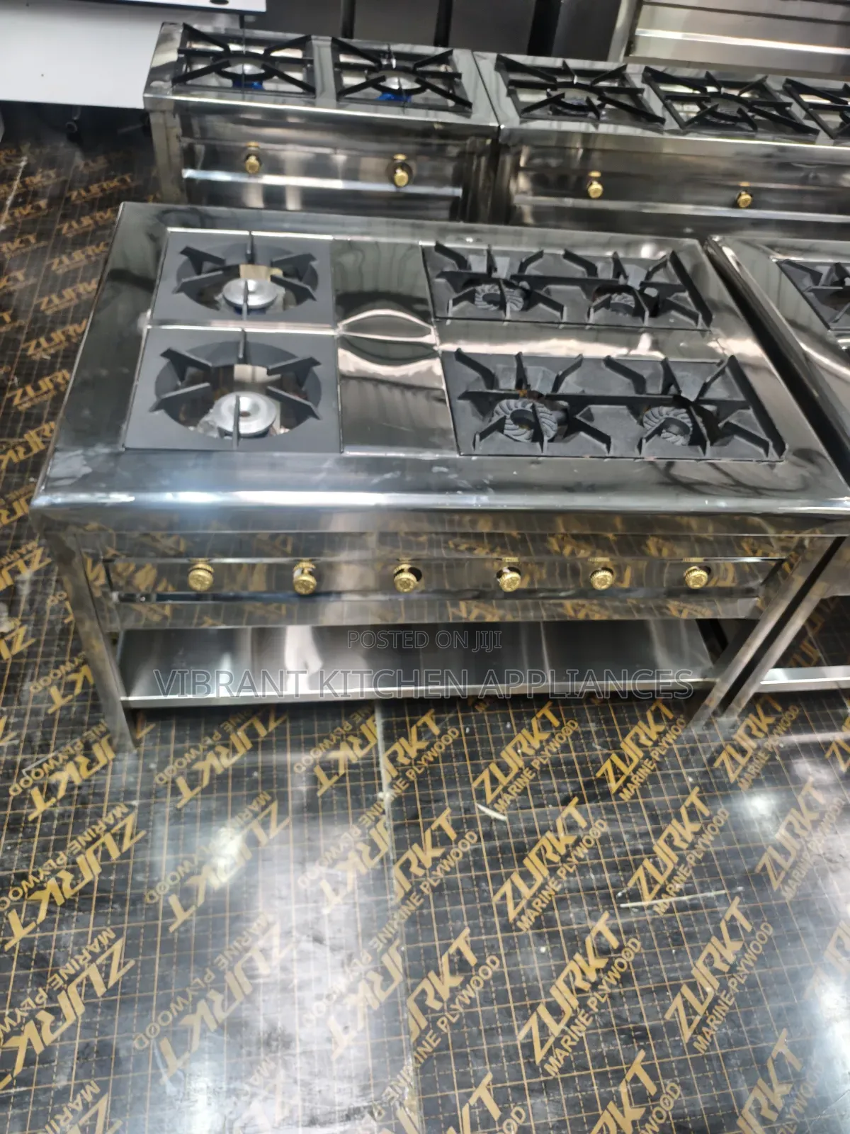 Six Burner Commercial Cooker