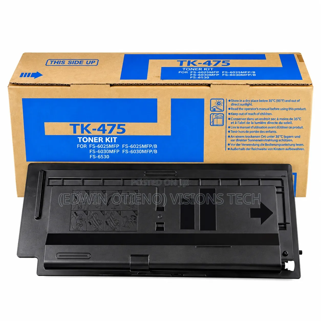TK-475 Crisp Black Print Toner