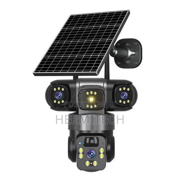 Triple Lens 4G Solar CCTV Camera for Smart Outdoor Security