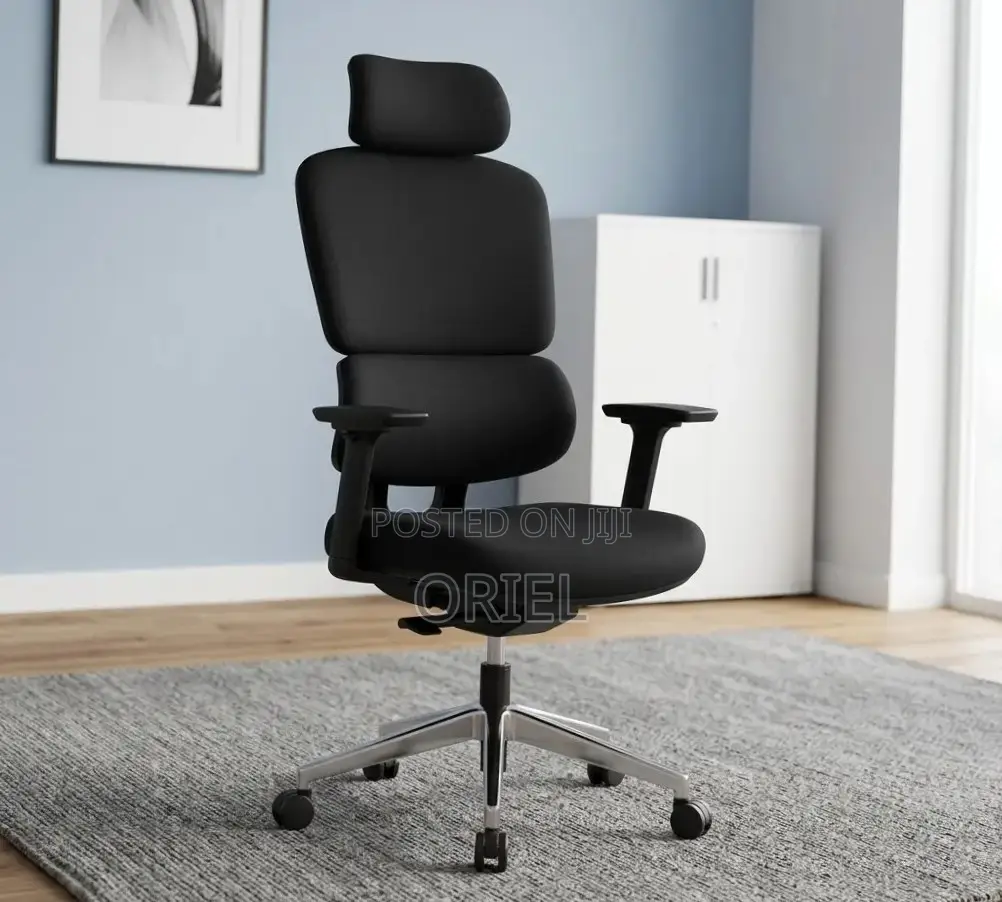Ergonomic High-Back Office Chair : Executive Adjustable Office Chair