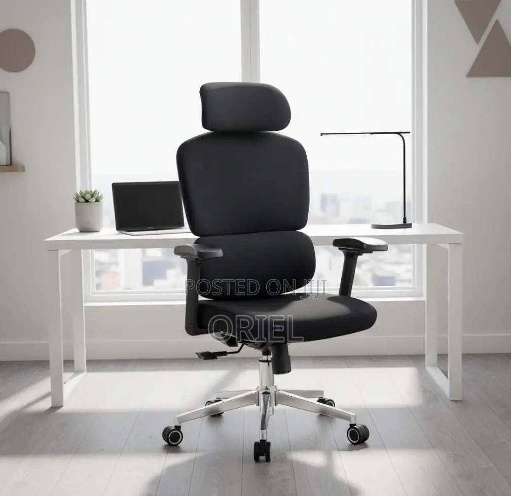Ergonomic High-Back Office Chair : Executive Adjustable Office Chair