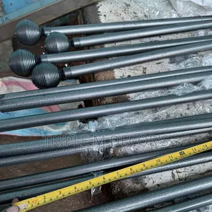 Non-Bend Powder Coated Jua Kali Curtain Rods