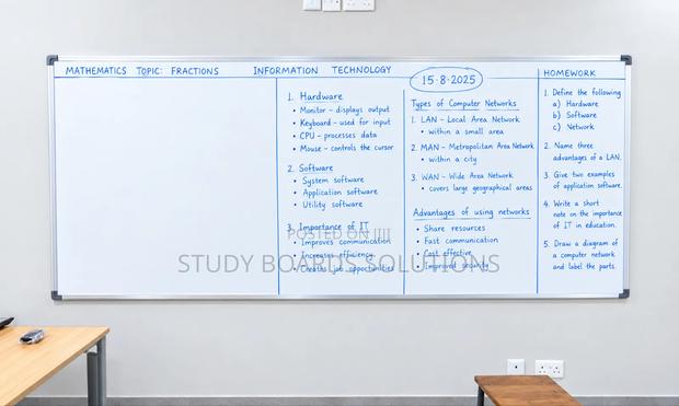 Large Magnetic Teaching Board(240x120cm)–For Colleges Universities