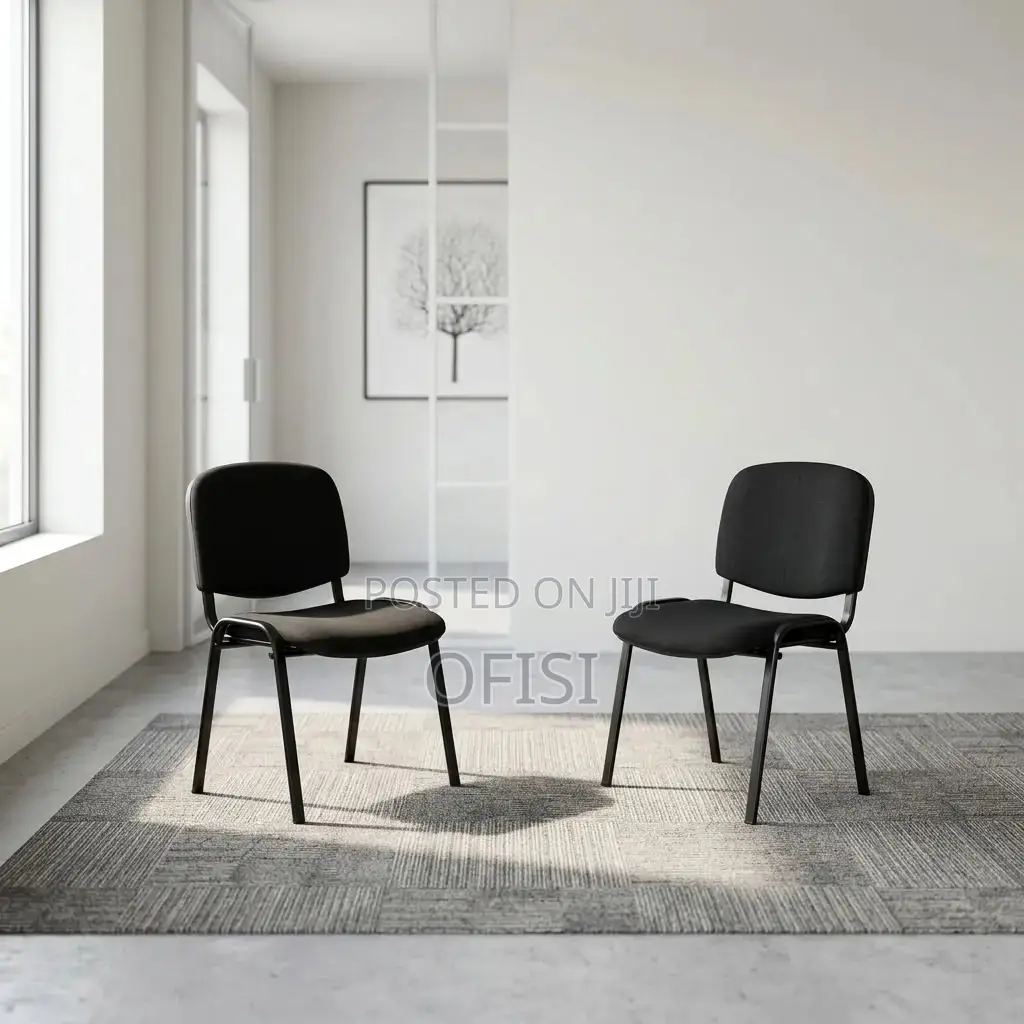 Office Chair; Stackable Fabric Visitor Office Chair
