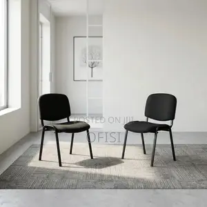 Office Chair; Stackable Fabric Visitor Office Chair