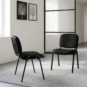 Office Chair; Stackable Fabric Visitor Office Chair