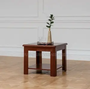 Office Table; Executive Square Mahogany Coffee Table