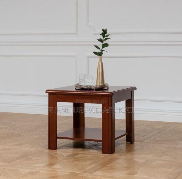 Office Table; Executive Square Mahogany Coffee Table