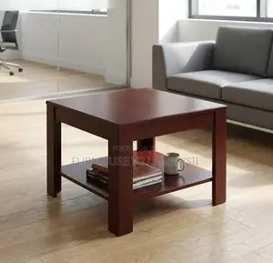 Office Table; Executive Square Mahogany Coffee Table