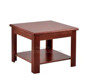 Office Table; Executive Square Mahogany Coffee Table
