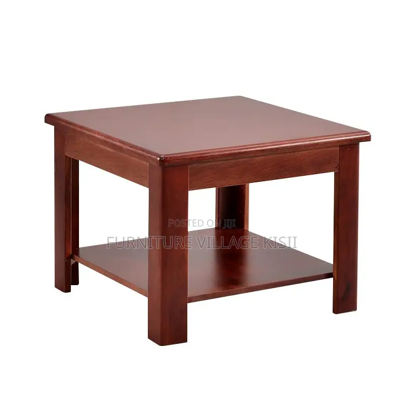 Office Table; Executive Square Mahogany Coffee Table