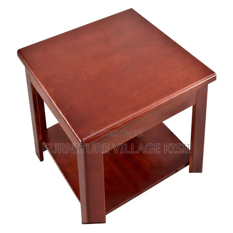 Office Table; Executive Square Mahogany Coffee Table